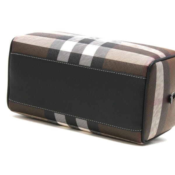 lbbb8036675x Burberry Giant Check Wash Bag Birch Brown